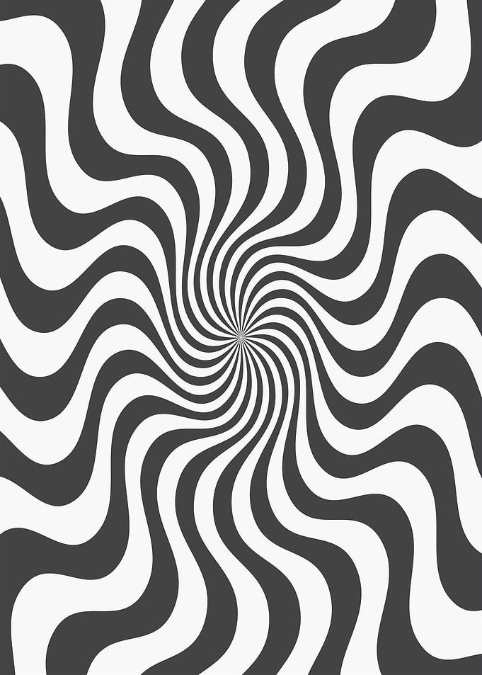 Black and White Swirl Pattern