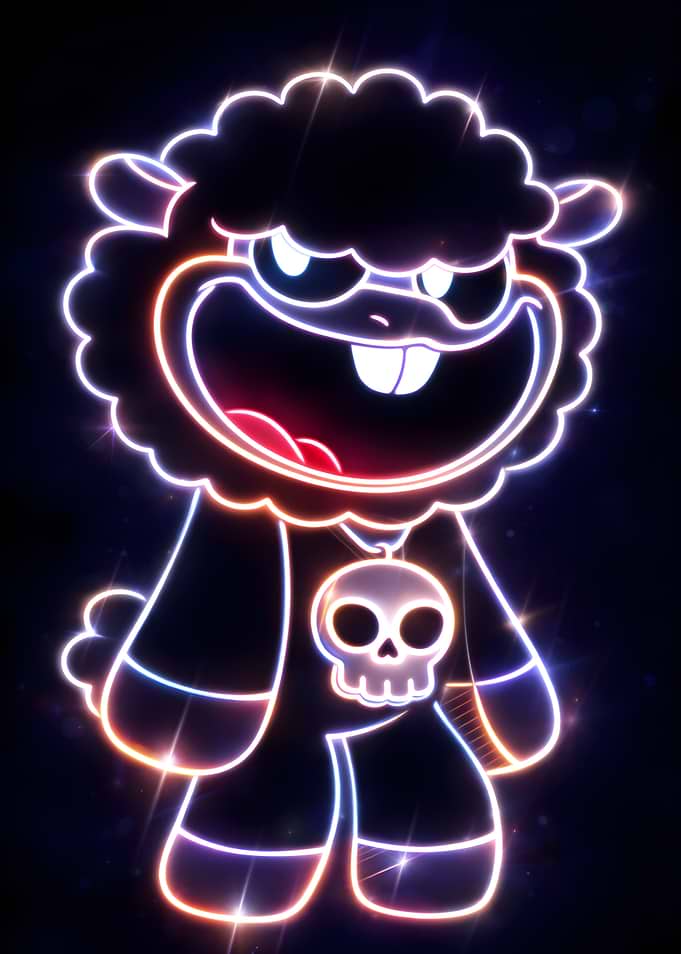 Neon Baba Chops Poppy