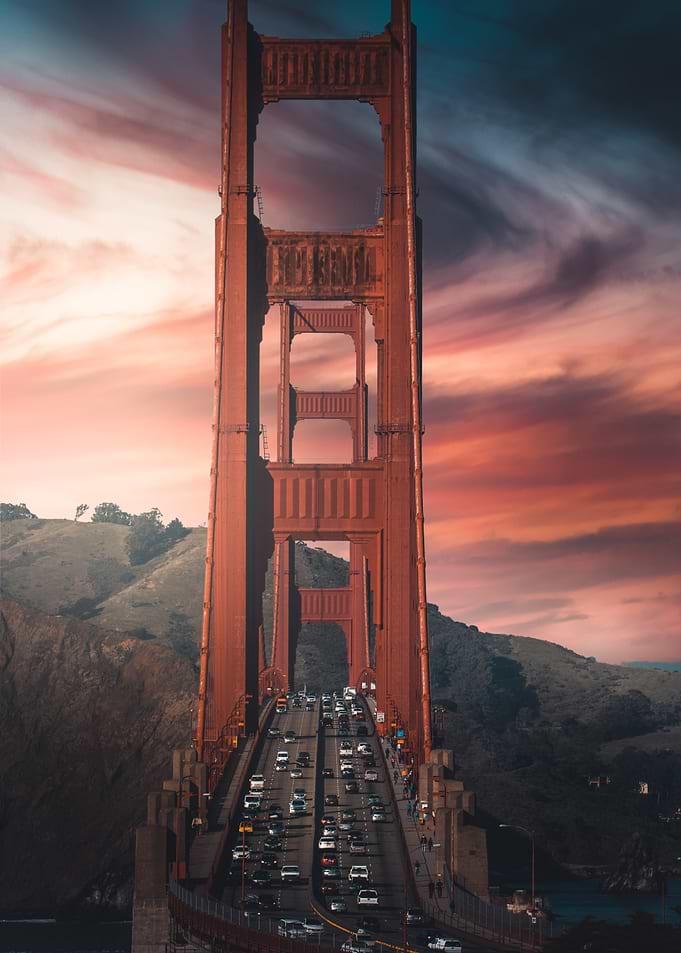 Golden Gate Bridge at Sunset
