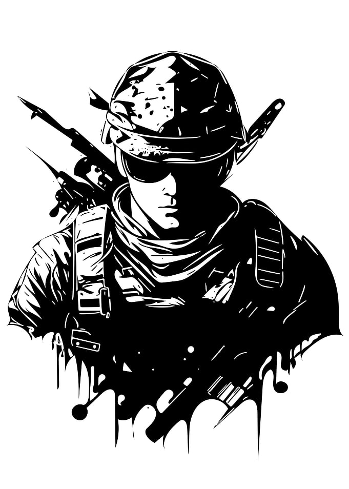 Soldier with Rifle