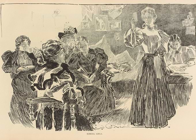 School Girls Gathering