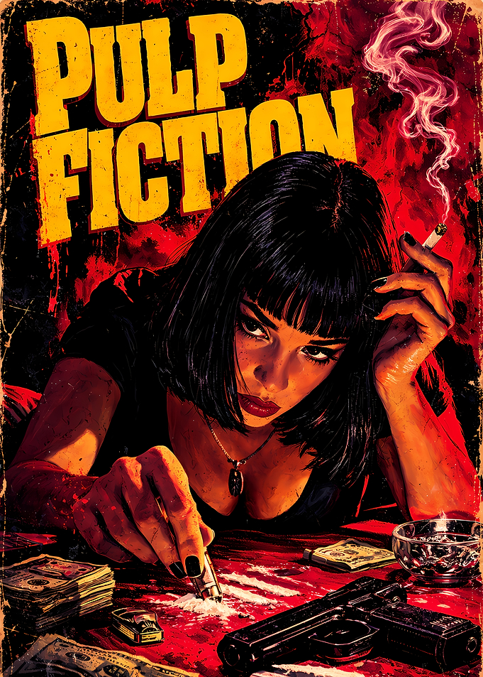 Pulp Fiction Mia Wallace Poster