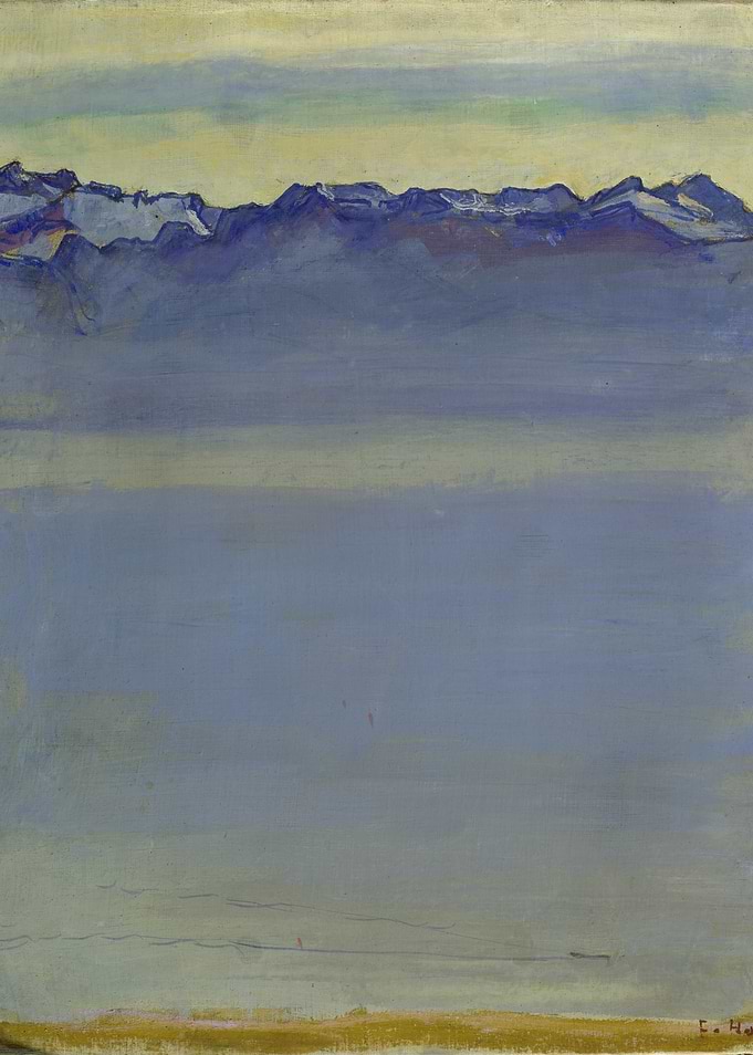 Abstract Mountain Landscape Painting