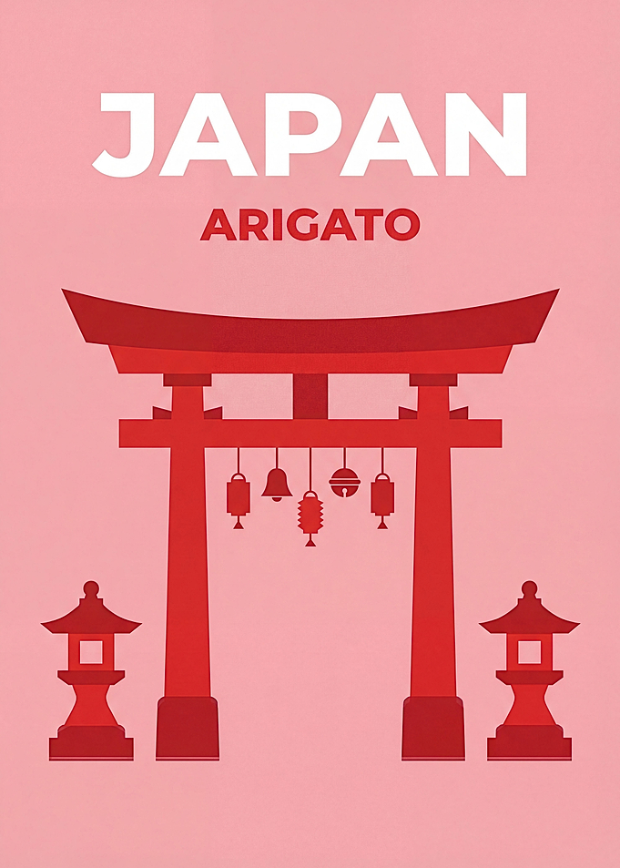 Japan Arigato Torii Gate