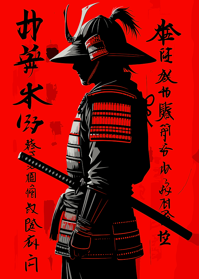 Samurai Warrior with Katana