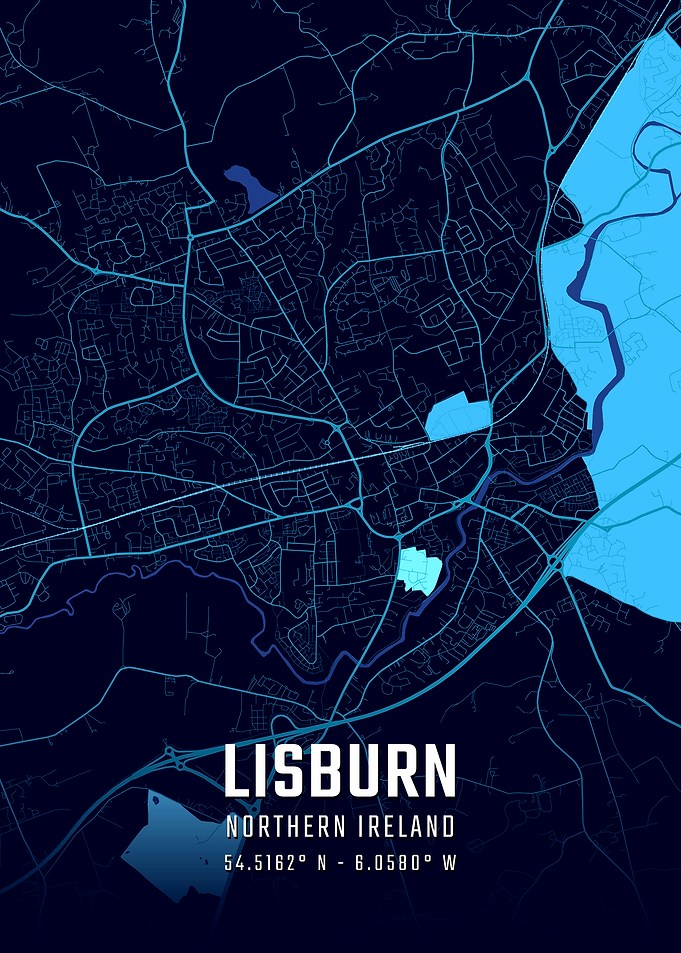 Lisburn Midnight City Map