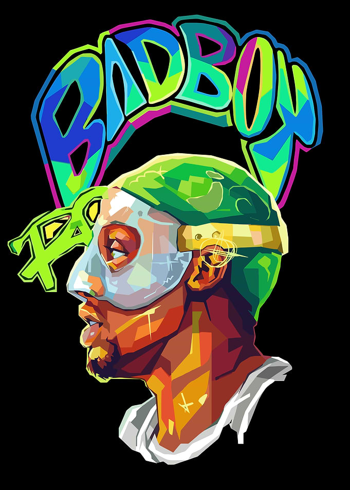 Bad Boy Portrait with Mask