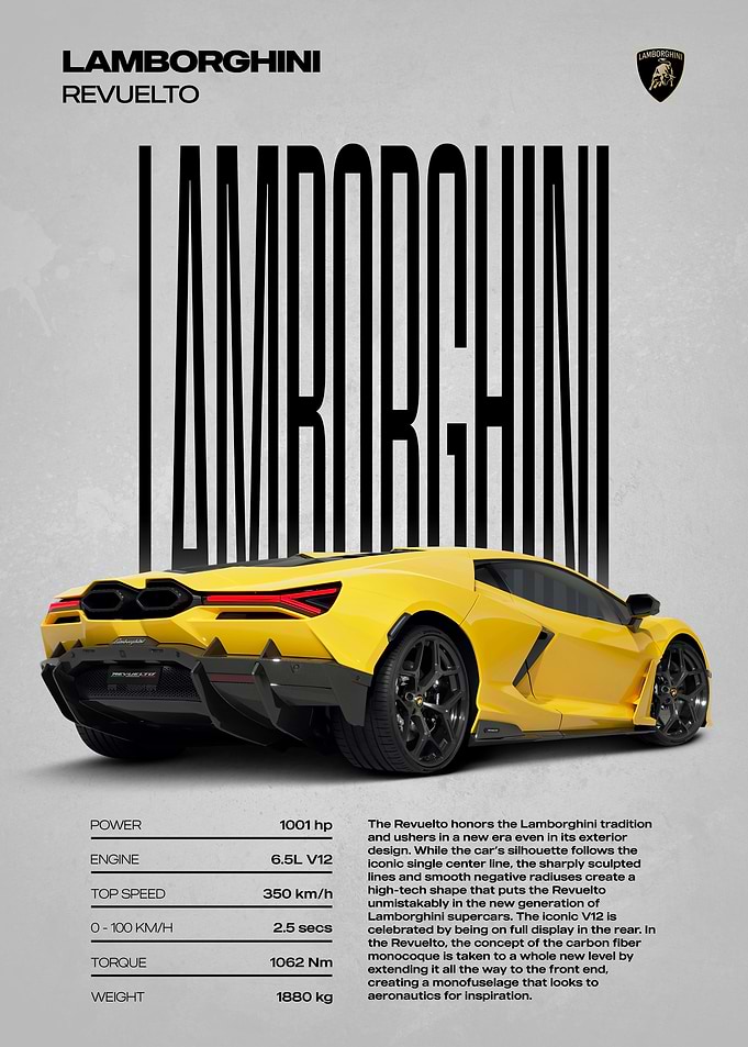 Lamborghini Revuelto Supercar