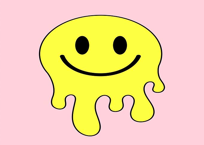 Melting Smiley Face