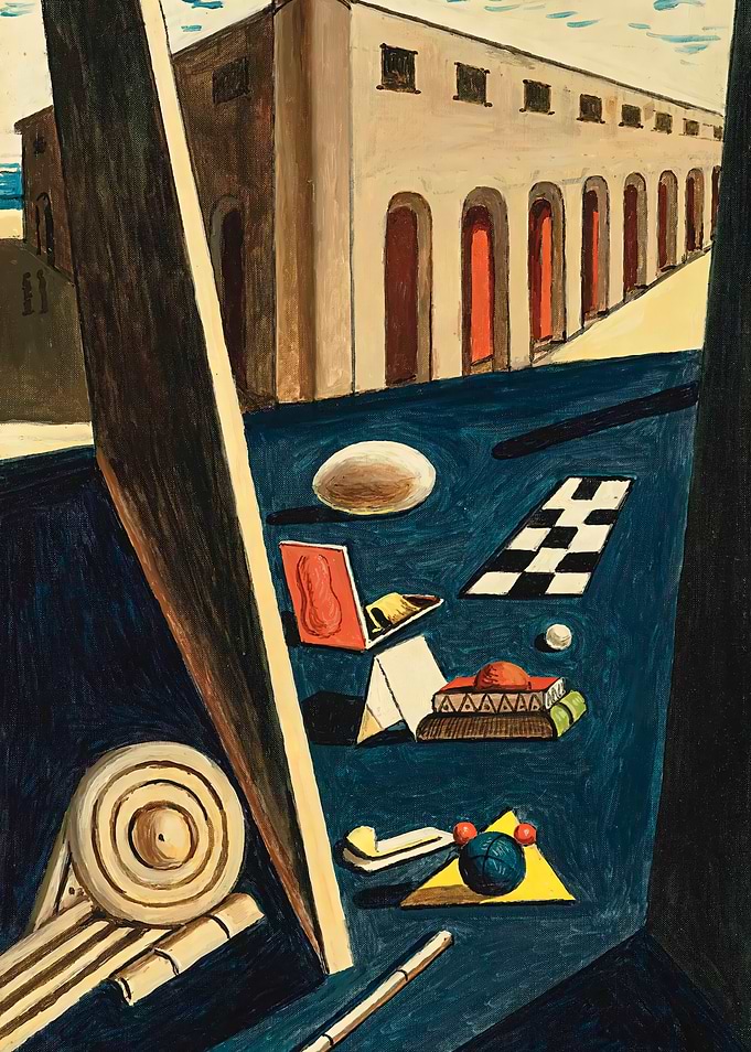 Surreal Still Life with Architectural Elements