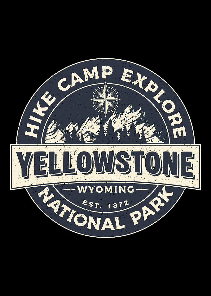 Yellowstone National Park Vintage Logo