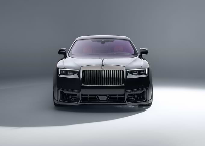 Black Rolls-Royce Ghost Front View