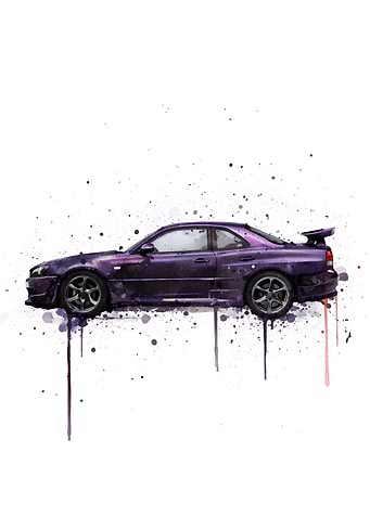 Nissan Skyline GT-R Midnight Purple