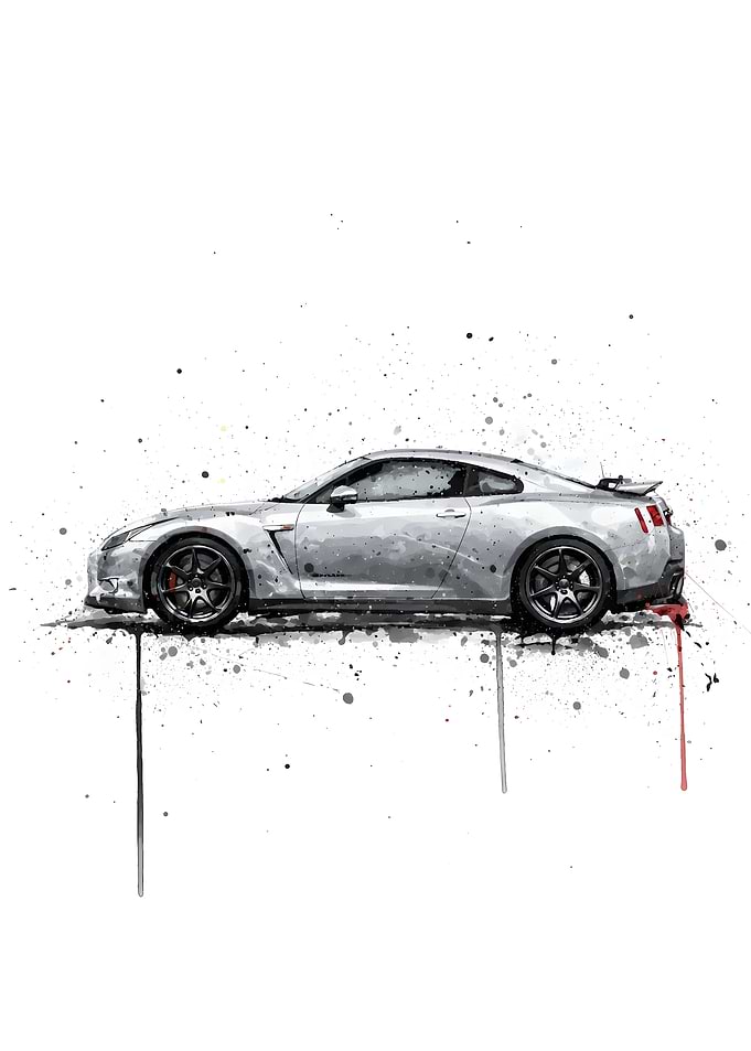 Nissan GT R Ultimate Silver