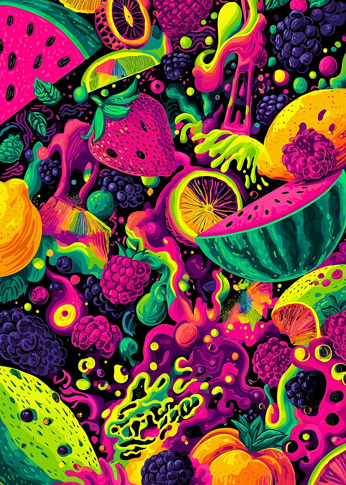 Psychedelic Fruit Explosion