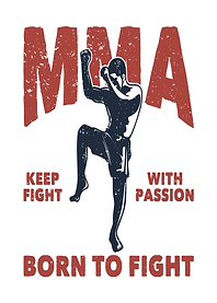 MMA Fighter Born to Fight