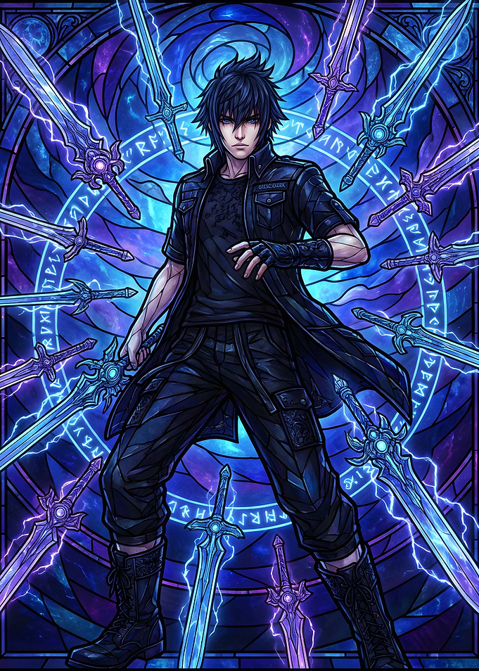 Noctis Lucis Caelum with Swords