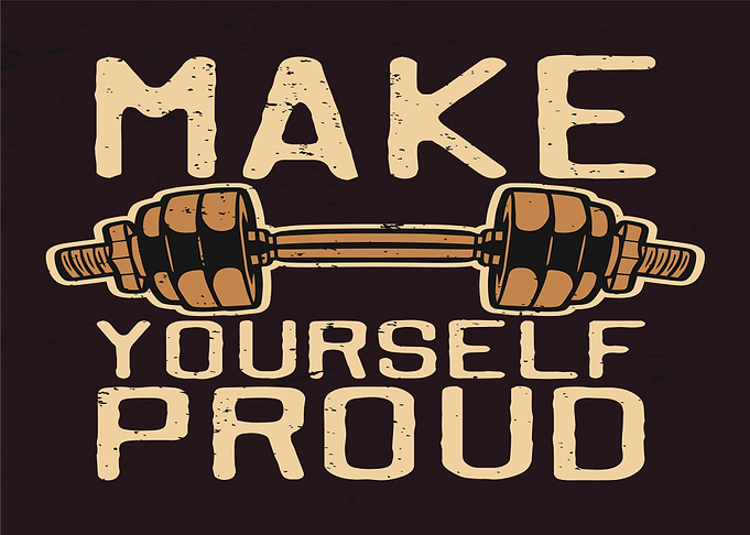 Make Yourself Proud Dumbbell