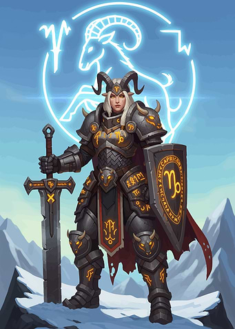 Aries Knight in Armor