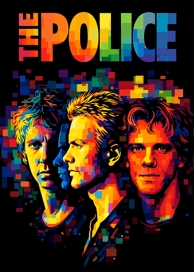 The Police Band Pop Art