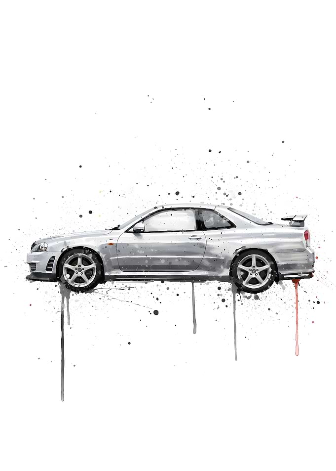 Nissan Skyline GT-R Silver Metallic