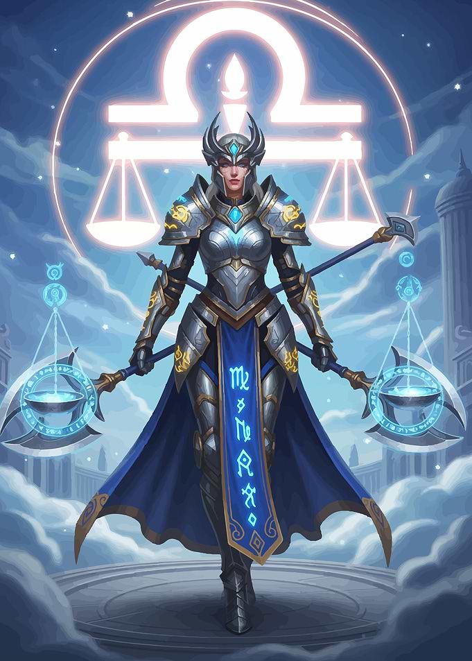 Libra Zodiac Warrior