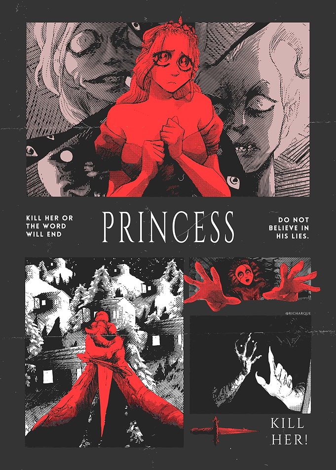 Princess and Dark Figures