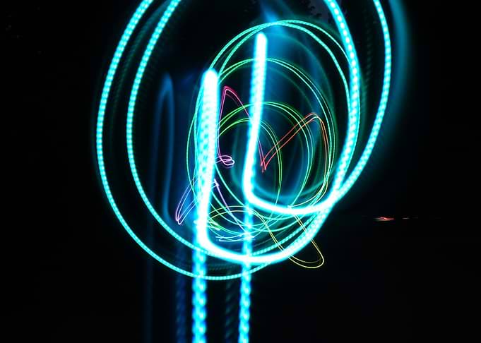 Abstract Light Trails
