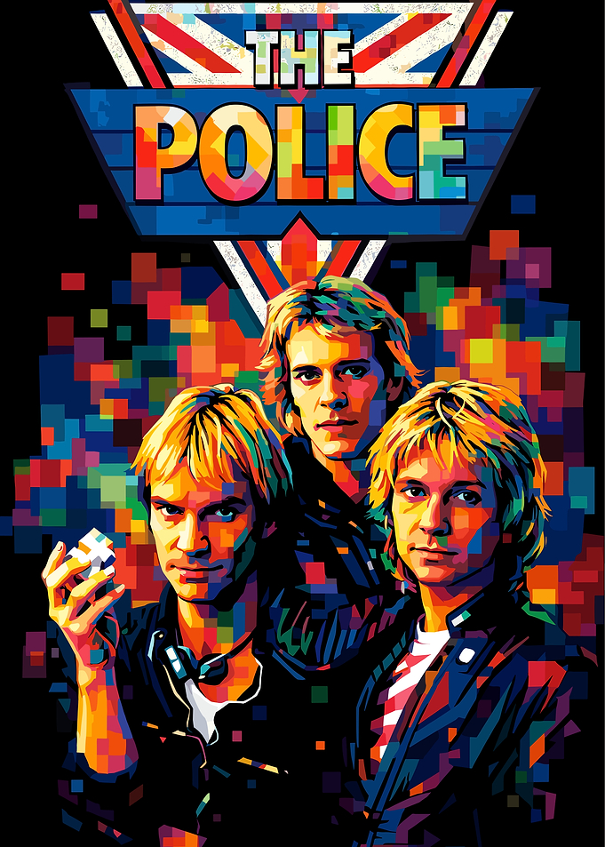 The Police Band Pop Art