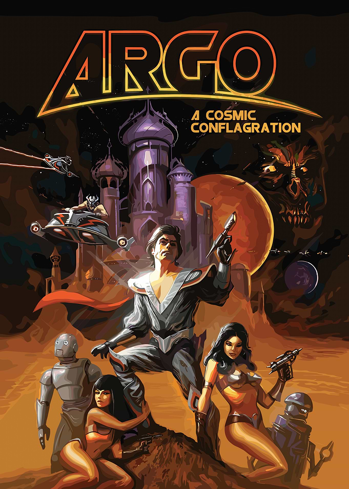 Argo A Cosmic Conflagration Sci-Fi Art