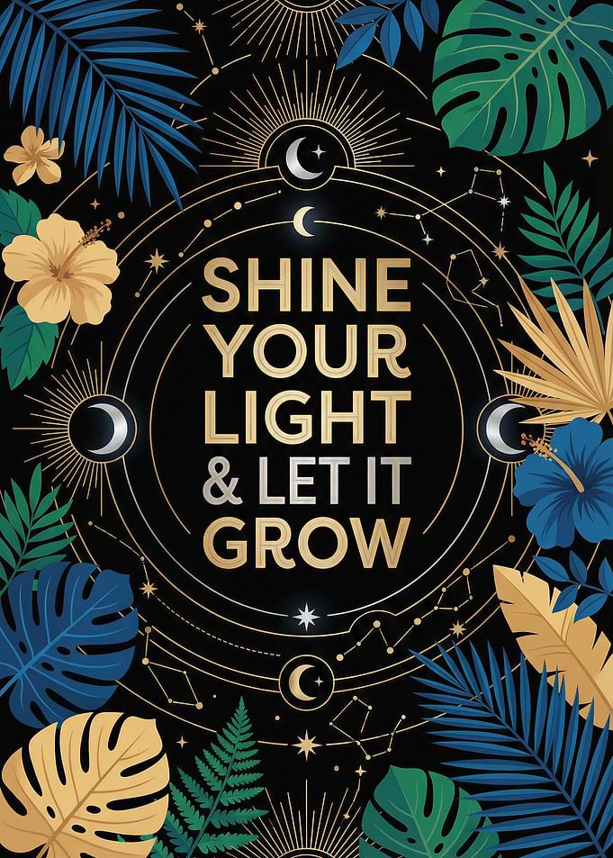Shine Your Light Inspirational Quote