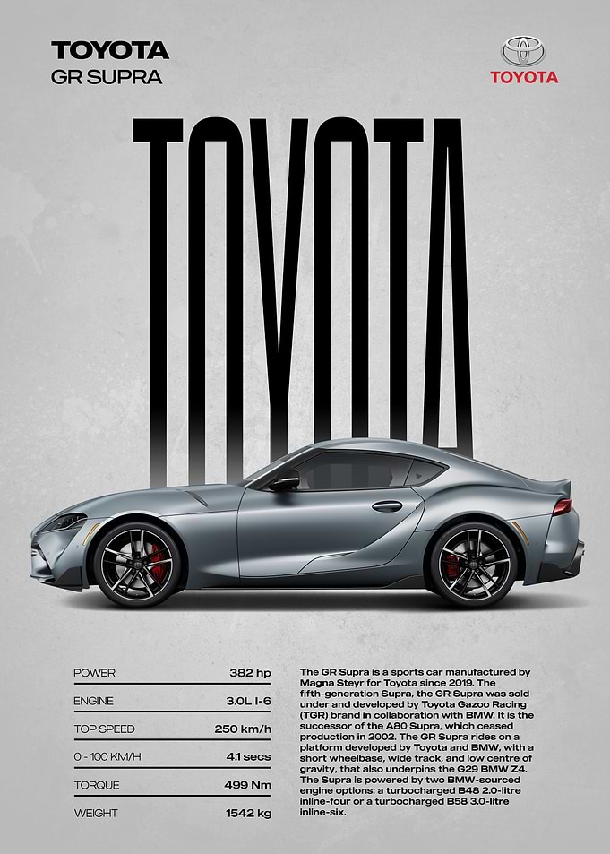 Toyota GR Supra Sports Car