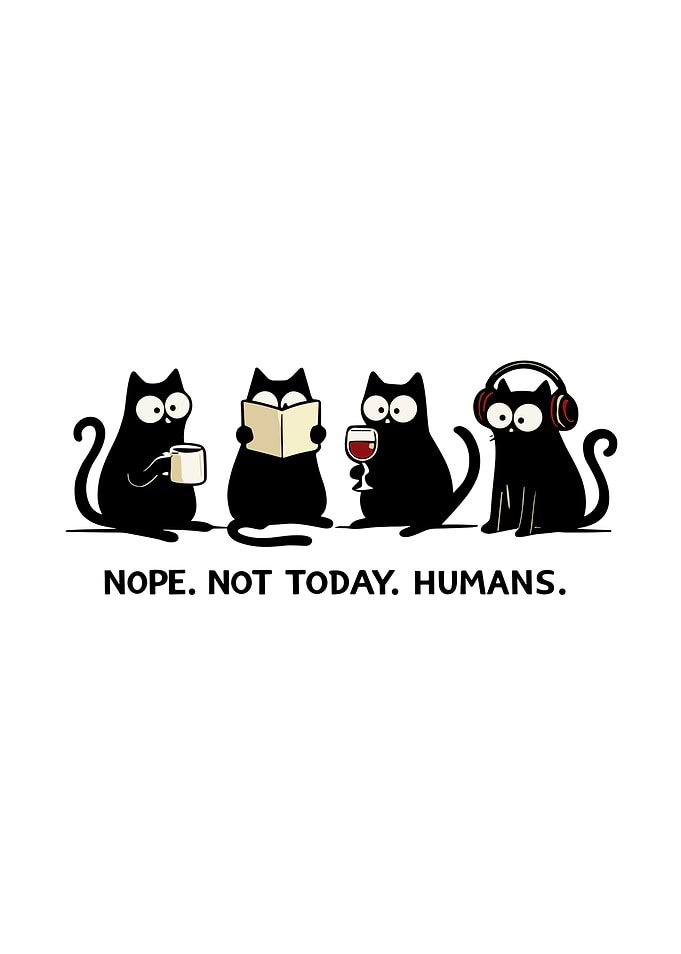 Cats Saying Nope to Humans