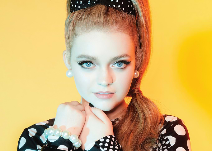 Retro Polka Dot Fashion Jade Pettyjohn Portrait