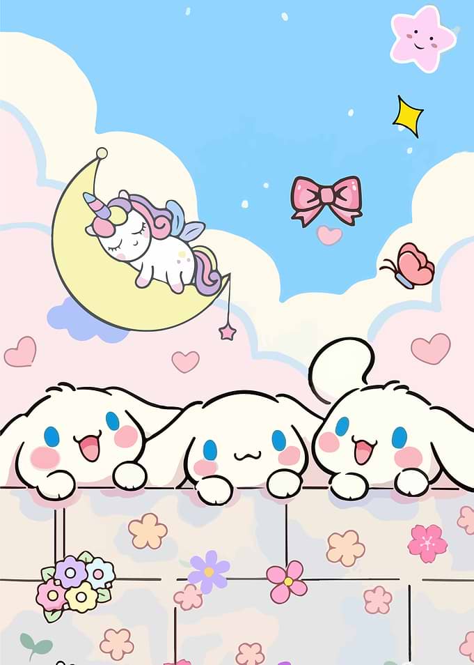 Cinnamoroll Cute Unicorn and Bunnies