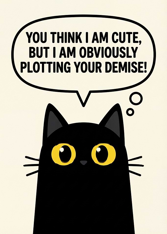 Black Cat Plotting Demise