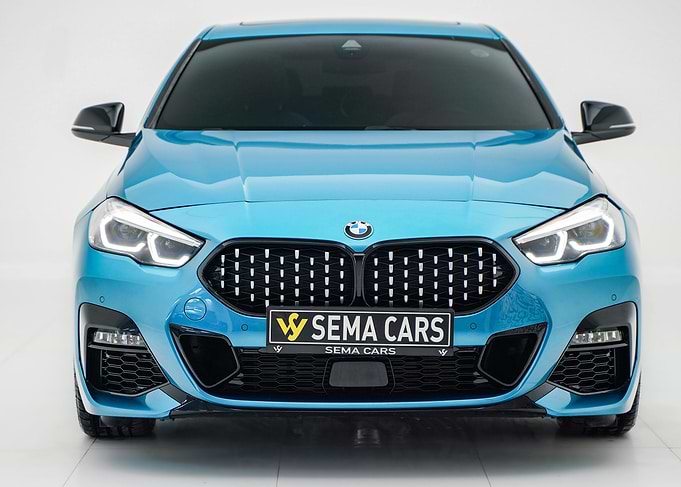 Blue BMW M2 Competition Front View