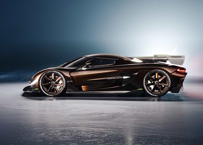 Brown Koenigsegg Jesko Hypercar