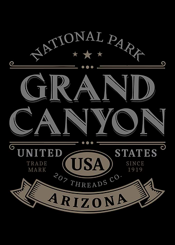 Grand Canyon National Park Vintage Design