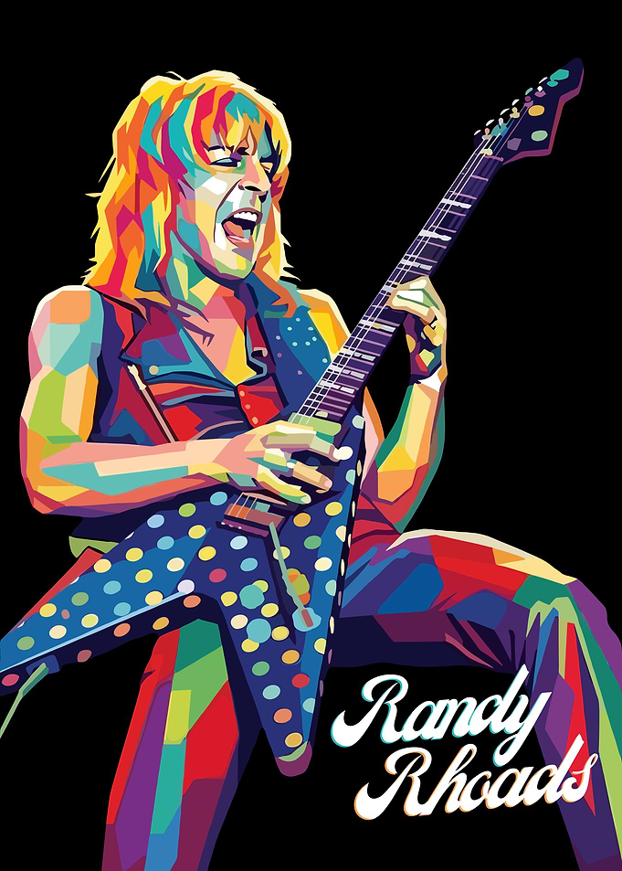 Randy Rhoads Playing Guitar