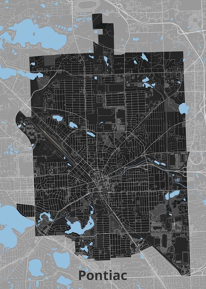 Pontiac City Map