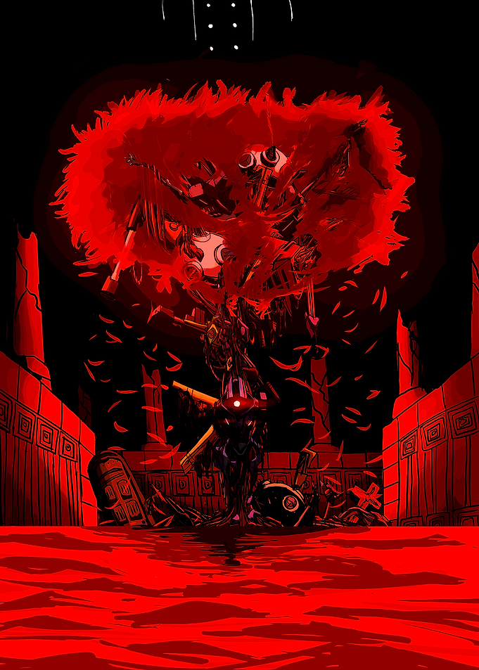 Mecha in Red Apocalypse