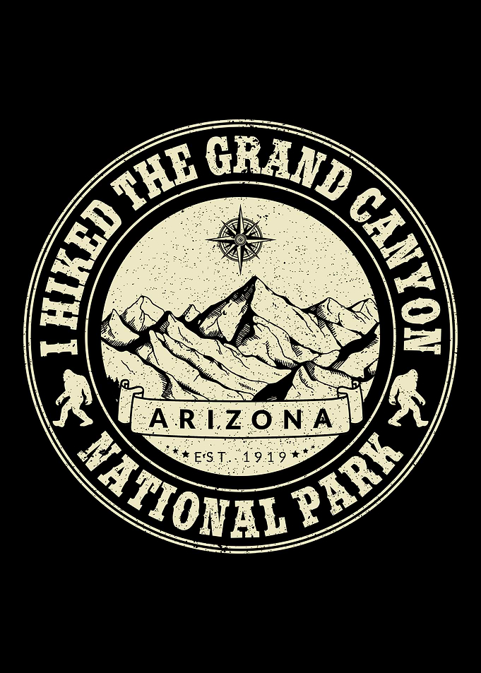 Grand Canyon National Park Hiking Emblem