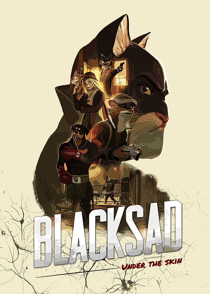 Blacksad Under the Skin Game Poster