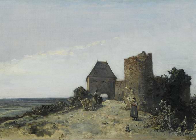 Rural Landscape with Ruins and Figures