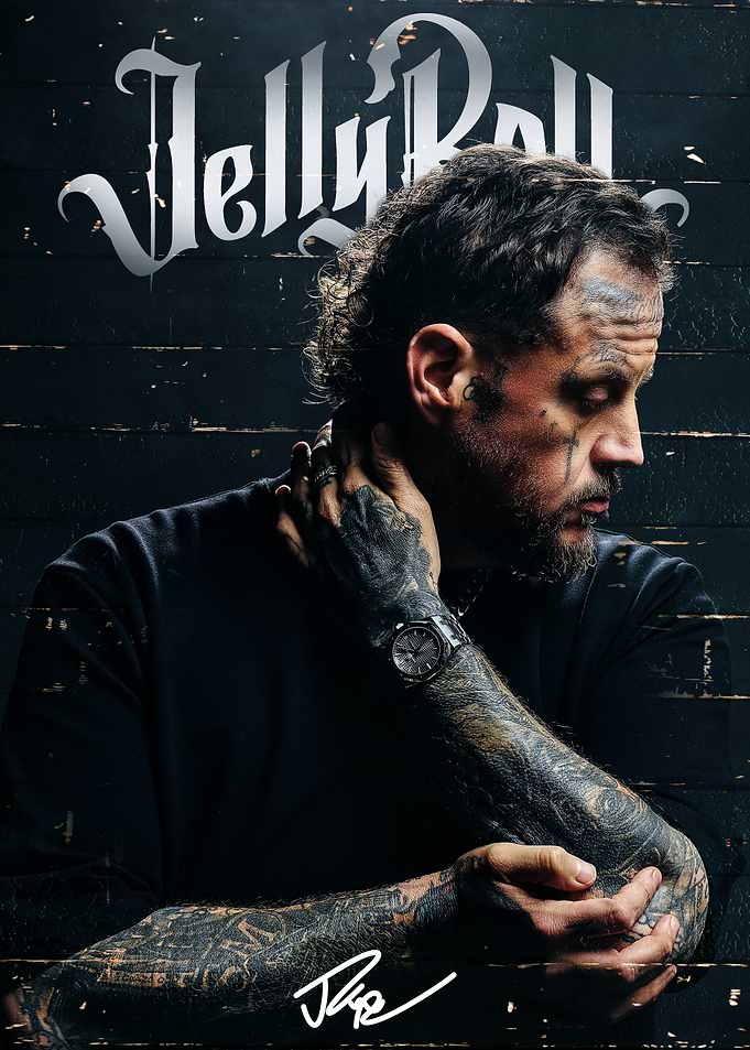 Jelly Roll Portrait with Signature