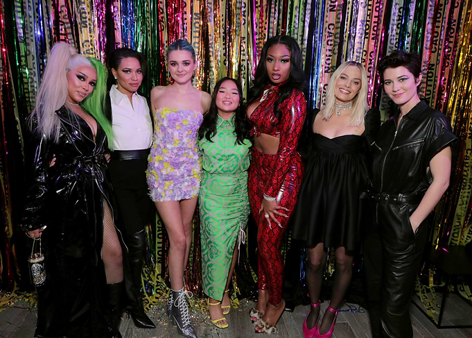 Celebrity Group Posing for Photo