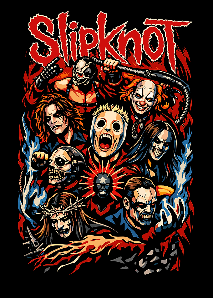 Slipknot Band Members Collage