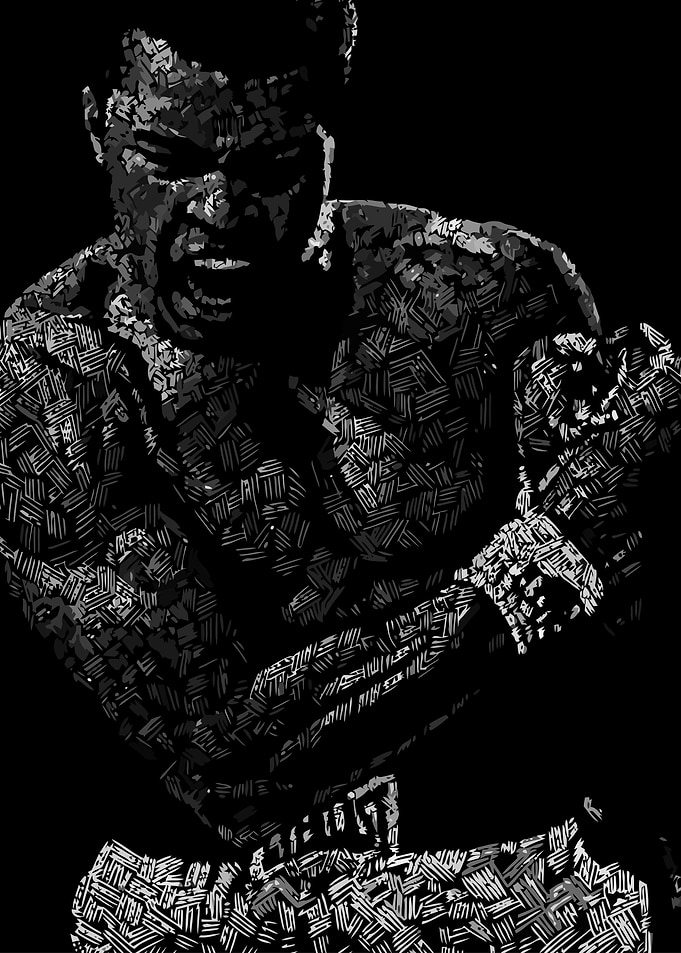 Muhammad Ali Boxing Portrait