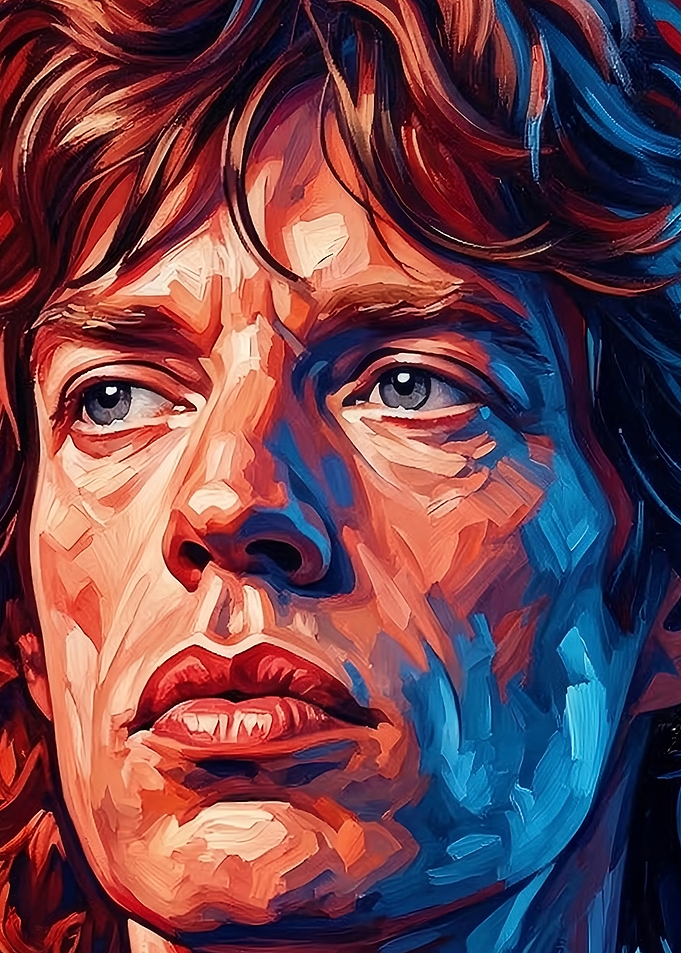 Mick Jagger Portrait